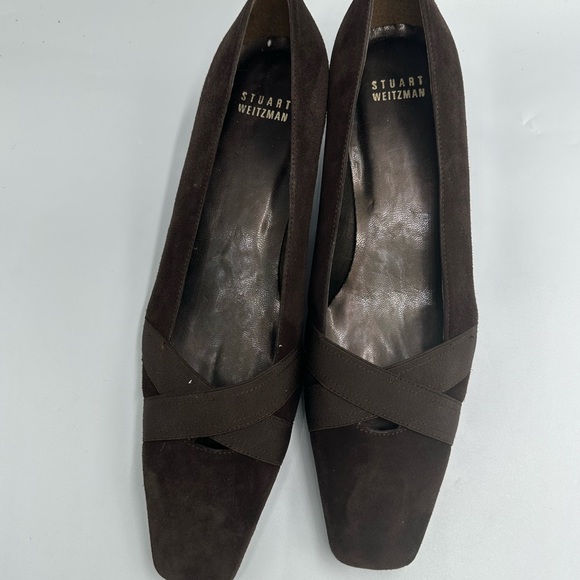 Stuart Weitman Brown Suede Women Shoe Size 8M - Picture 2 of 12